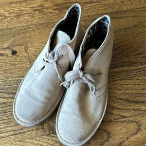 ALDO tan suede lace boots, size 7/37.5